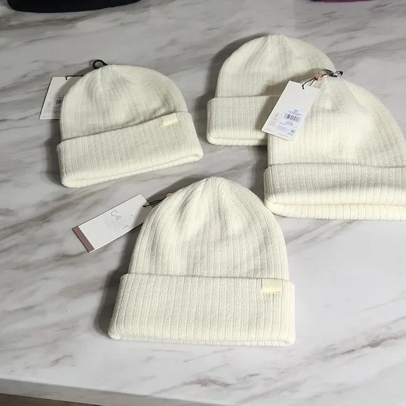 Calia ribbed beanie off white or lighting yellow maybe 🤔 💛  NWT - Picture 5 of 5